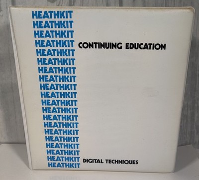 Heathkit Continuing Education DIGITAL TECHNIQUES 1975 VOL 1 UNITS 7-10 ONLY
