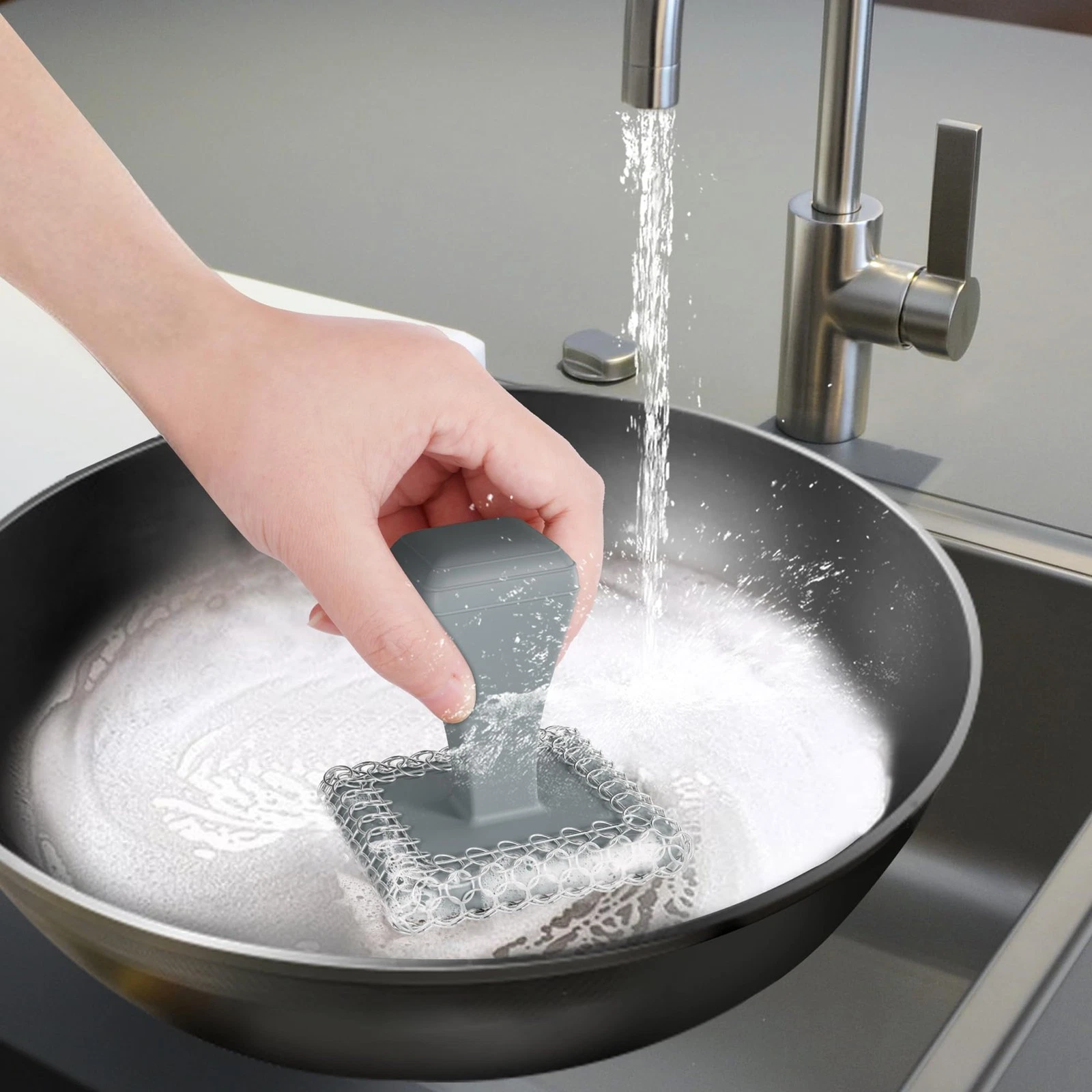 TOPULORS Cast Iron Scrubber - Thumbnail 2