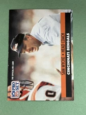 Sam Wyche 1991 Pro Set Cincinnati Bengals #117 AA494