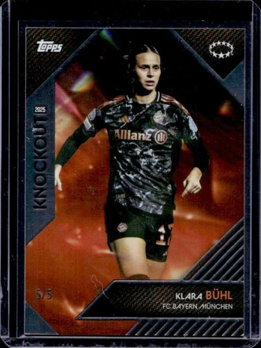 2024-25 Topps UWCL Knockout Klara Buhl Orange #5/5