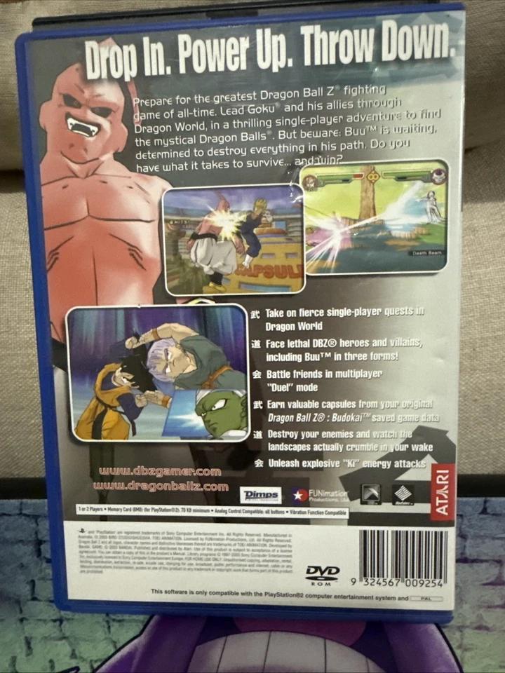 2003 FUNimation Atari Dragon Ball Z Budokai 2 Sony PlayStation 2 Cib - Image 3 of 4