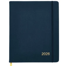 2026 Textured Cover Weekly Monthly Planner, 8"x10": 14 Months (November 2025 ...