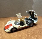 Dinky Toys Porsche Carrera 6 Diecast Car 1:43 White Red Vintage France #123