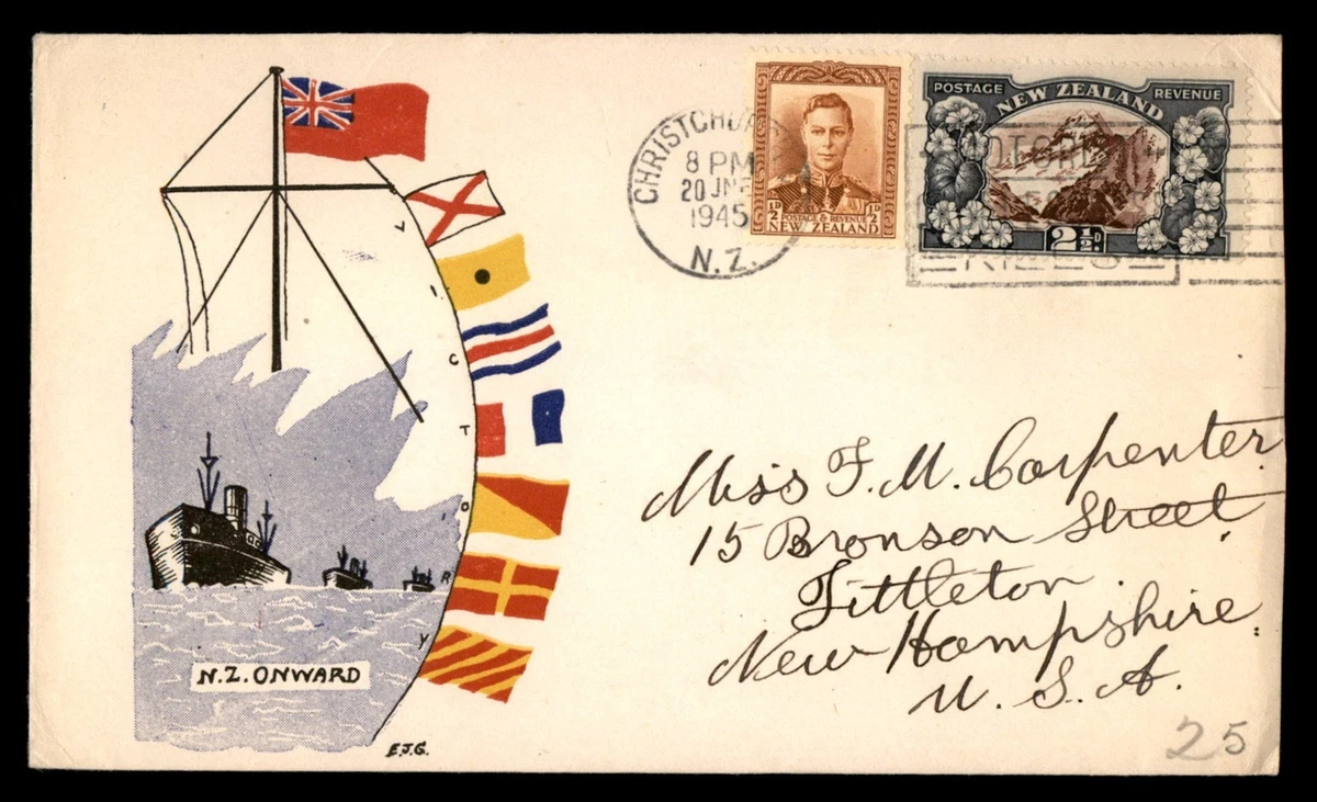 Used Cover New Zealand Stamps for sale | eBay