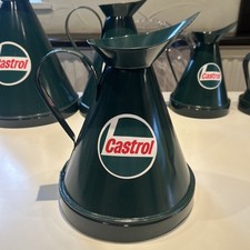 Castrol Motorölkanne Dose Ausgießer Deko Stück Garage Geschenk grün mittel 