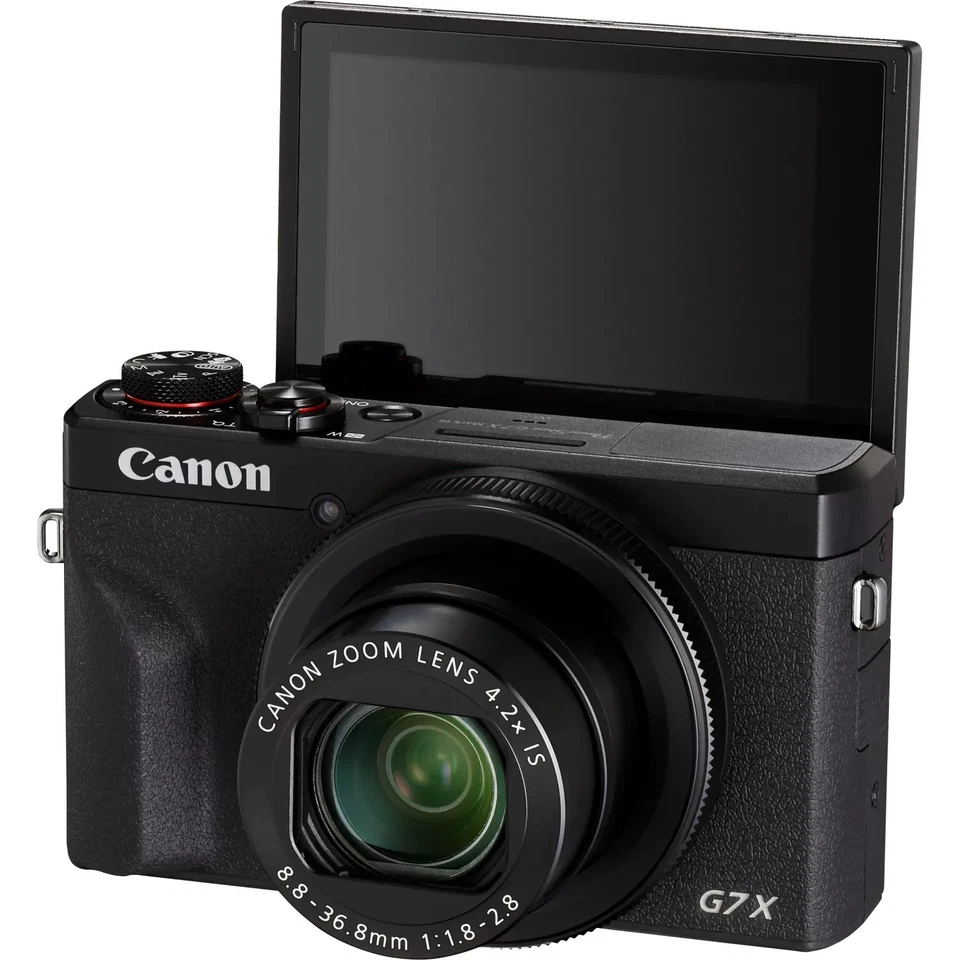 Canon PowerShot G7 X Mark III Digitalkamera 20,1MP Kompaktkamera Schwarz Neu OVP - Bild 4 von 4