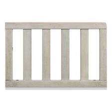 Suite Bebe Barnside Farmhouse Wood Toddler Guard Rail in Washed Gray