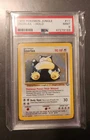 1999 POKEMON JUNGLE #11 SNORLAX - HOLO Mint PSA 9 With Symbol Bumper Graded