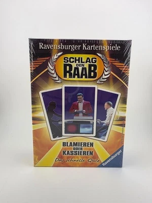 Schlag den Raab Blamieren oder Kassieren Ravensburger Kartenspiel 2010 ✅NEU✅ - Bild 1 von 4