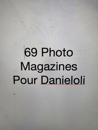 LOT Privé 69 PHOTO magazines