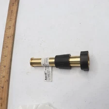 Anvil Heavy-Duty Adjustable Hose Spray Nozzle Brass 5" 1009951215