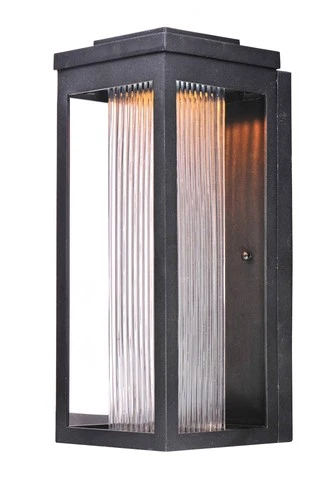 Maxim Salon 15" High Black LED Outdoor Wall Light 56C63 - Picture 2 of 5