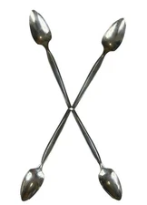 WM Rogers Mfg Co. Grapefruit Spoon Serrated Tip Silver Plate Vintage Set Of 4 R1