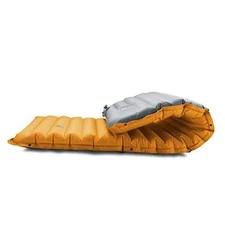  Extra Thickness Inflatable Sleeping Pad with Built-in Pump, Most Sunny Orange