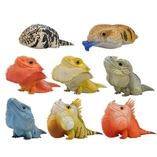 8Pcs Animal Planet Lizard Laugh and Grow Fat 2.7~3.5In Set Figures Official Gift