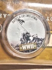 WWII Commemorative Edition Colorized Kennedy Half Dollar Battle Of Iwo Jima UNC
