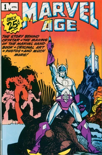 MARVEL AGE 1 & 2 ~ MARVEL COMICS 1983 ~ VF