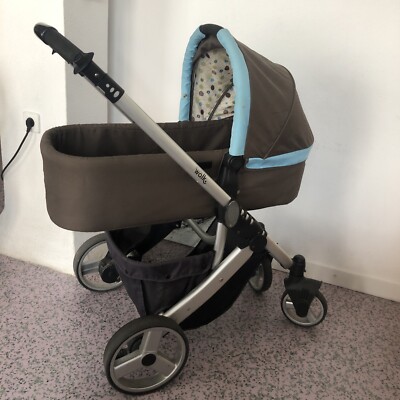 WonderWalk Drapp Kinderwagen mit Muster