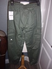 Hurley Girl's Beetle Joggers Green Size L