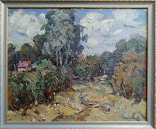 Oil Painting Canvas Cold Day Kalenyuk Alex Original Collection Artwork nKalen25