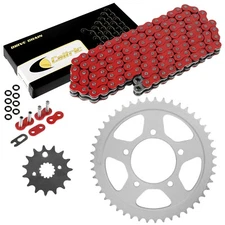 Red O-Ring Drive Chain & Sprockets Kit for Suzuki GSX750F Katana 750 1989-1997