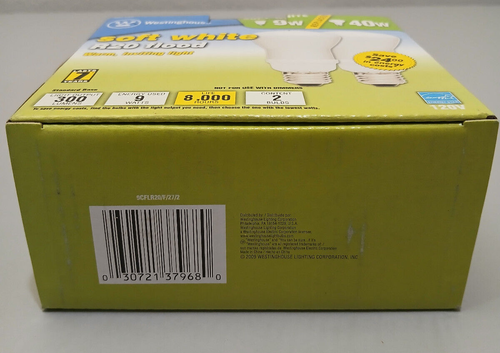 WESTINGHOUSE 9W SOFT WHITE R20 FLOOD LIGHT #37968 - Picture 6 of 6
