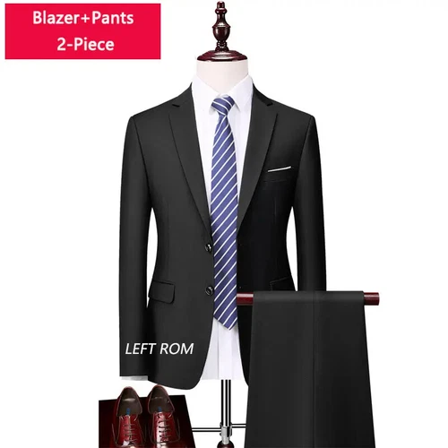 ( Sakko + Weste + Hose ) Boutique Herren Anzug 3-teiliges Set Bräutigam Brautkleid - Bild 24 von 52