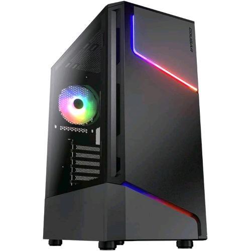 COUGAR MX360 RGB MIDI TOWER GAMING ATX, MICRO ATX, MINI-ATX, MULTI VENTOLE NERO