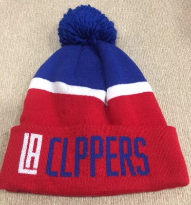 帽子 [0] LA CLIPPERS ADIDAS POM POM BEANIE Los Angeles Clippers NBA Adidas Knit Hat cuffed pom | eBay