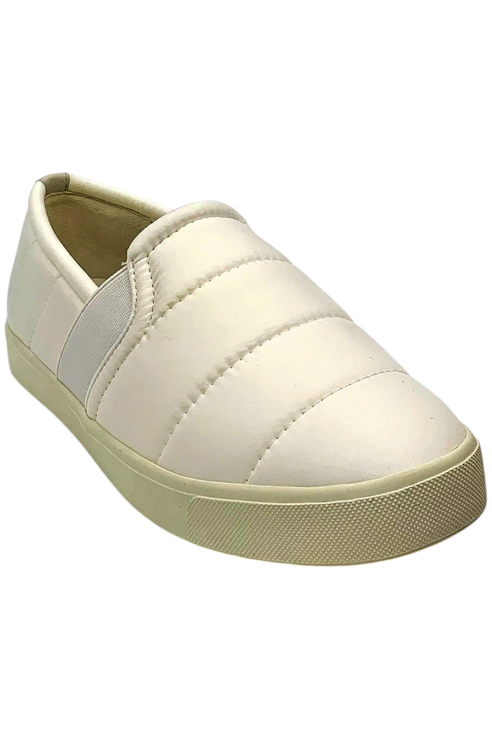 Женские мокасины-слипоны Vince Blair Qltd темно-белого цвета 5890₽