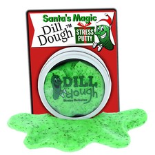 Santa’s Magic Dill Dough Stress Putty - Pickle Santa Claus Christmas Gag Gift