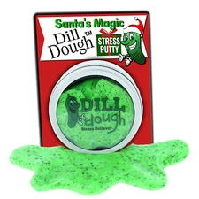 Santa’s Magic Dill Dough Stress Putty - Pickle Santa Claus Christmas Gag Gift
