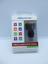 Tera Grand - Premium USB 2.0 to RS232 Serial DB9 Adapter - Supports Windows