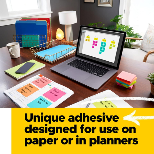 Post-It Mini Notes, 1 3/8 In. X 1 7/8 In., 24 Sticky Notes Pads, 100 Sheets per - Picture 4 of 12