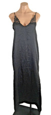 NWT Vintage Cinema Etoile Long Gown Embroidered Nightgown Pajamas Slip Lace sz M