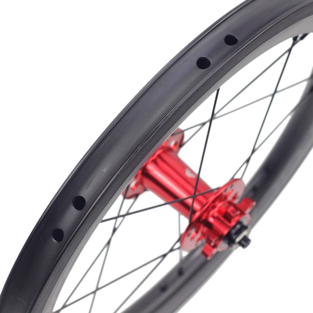 Set di Ruote per Bicicletta Urbana 16" in Carbonio foto 5