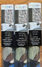 MESA Window Film Vinyl Multicolor Static Cling Stained Glass 24" x 36" USA
