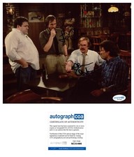 Glen & Les Charles ‘Cheers’ Creators Signed Autograph 8x10 Photo ACOA
