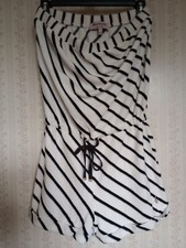 Women's Rare Juicy Couture Striped Romper Small Euc