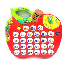 Vtech Alphabet Apple Learning Educational 8 Games Music Lights Tested Working