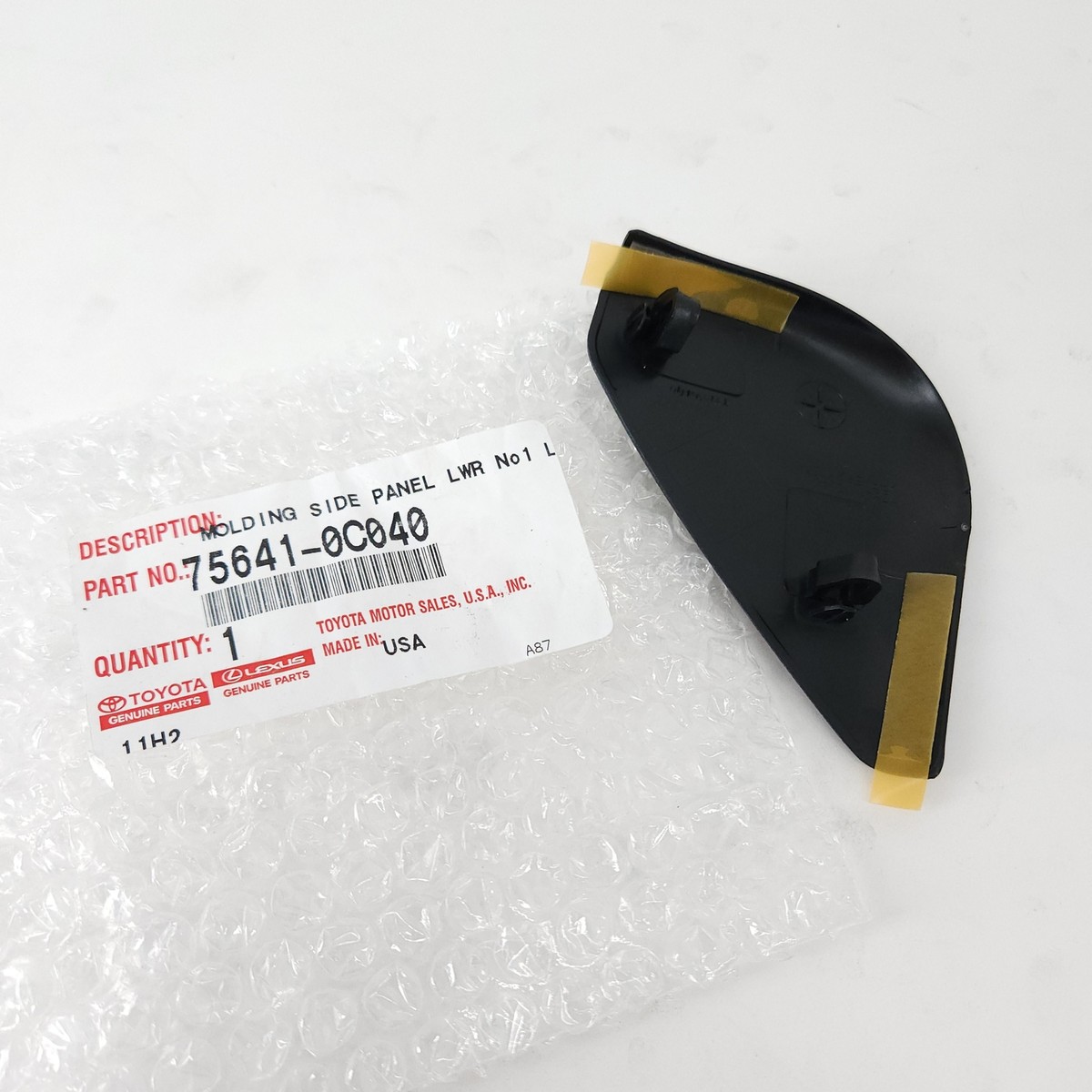 Genuine OEM Toyota 75641-0C040 Driver LH Gravel Deflector 2007