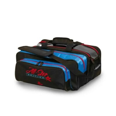 Roto Grip All Star Competitor Black/Red/Blue 2 Ball Tote Bowling Bag