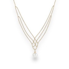 Elegant White Pearl Pendant Necklace for Women