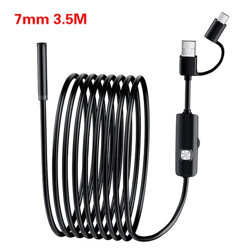 1PCMini Camera 7mm 2M Hard Wire Android Type-C USB Car Detection Camera Pipeline - Afbeelding 15 van 16