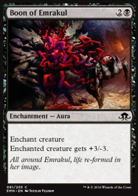 MTG 4x BOON OF EMRAKUL - GIFT OF EMRAKUL - EMN - MAGIC