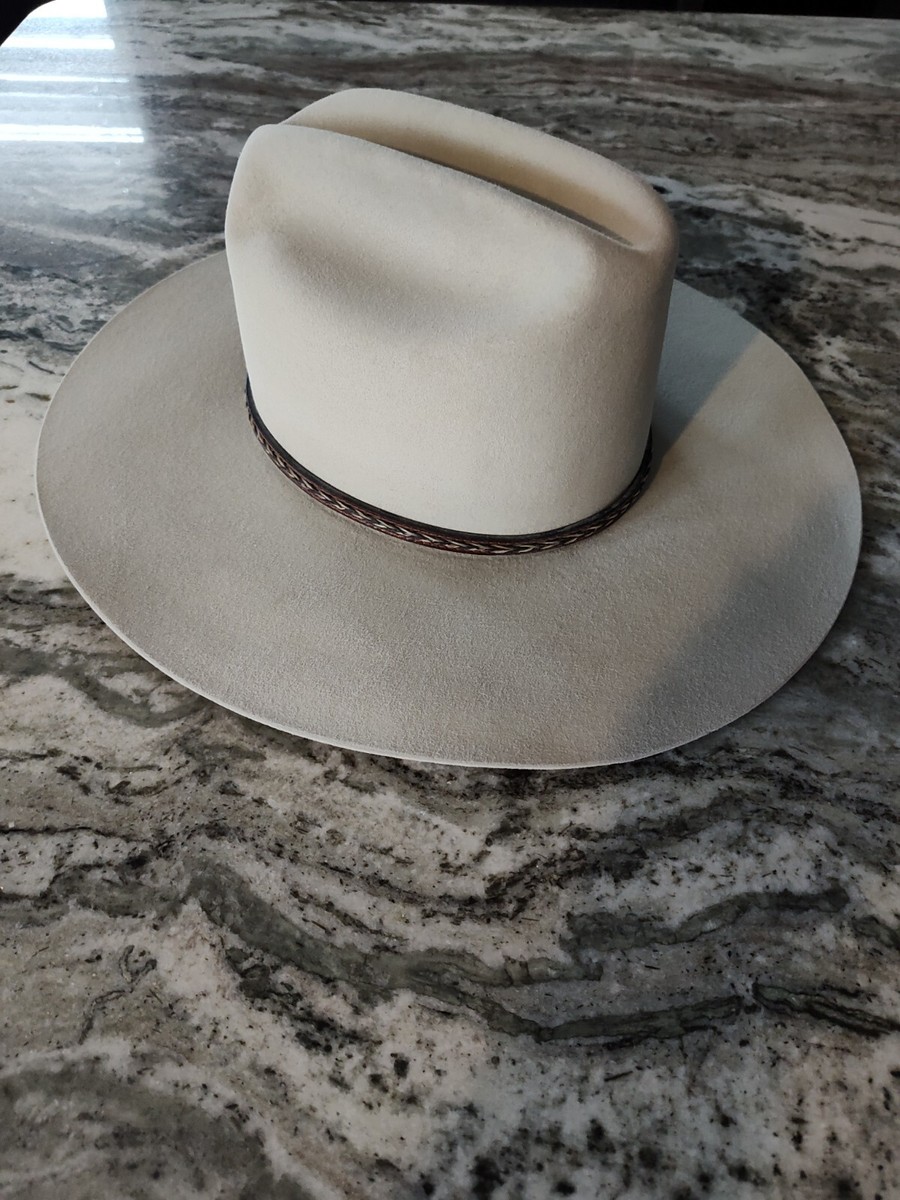 Resistol 4X Beaver Silverbelly George Strait Cowboy Hat Size Resistol 4X Beaver Silverbelly George Strait Cowboy Hat Size