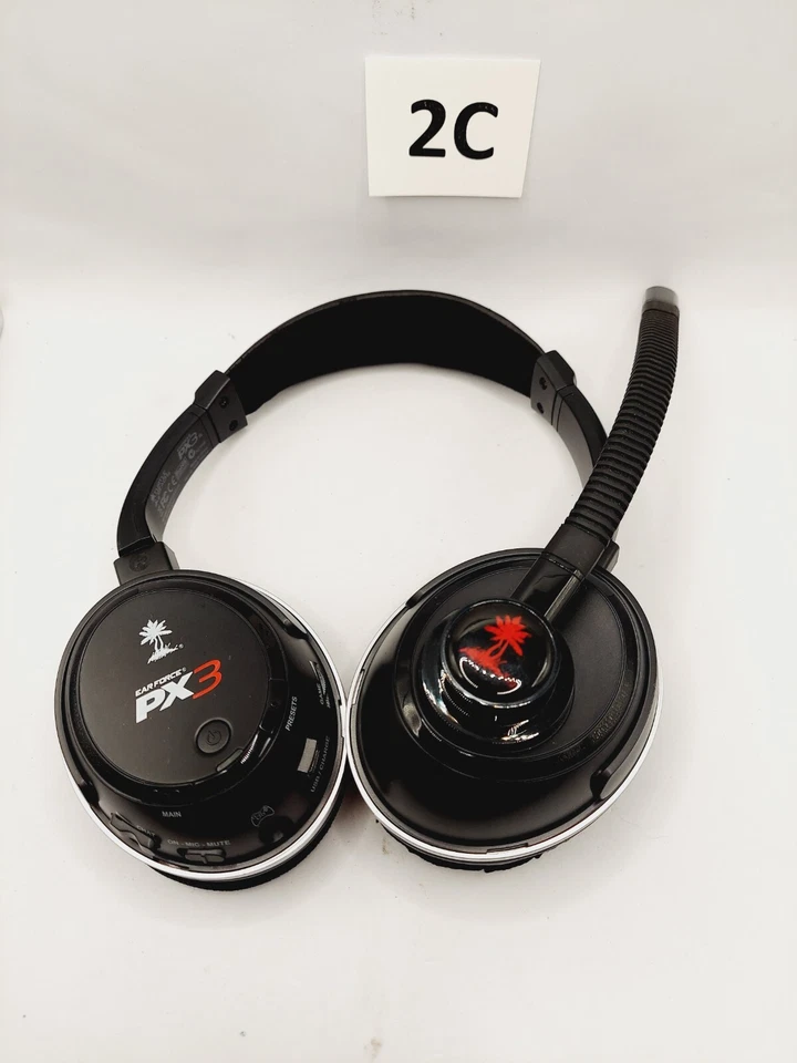 Turtle Beach Ear Force PX3 Wireless Headset Headphones Model Tb300-2240-01 - Image 3 of 4