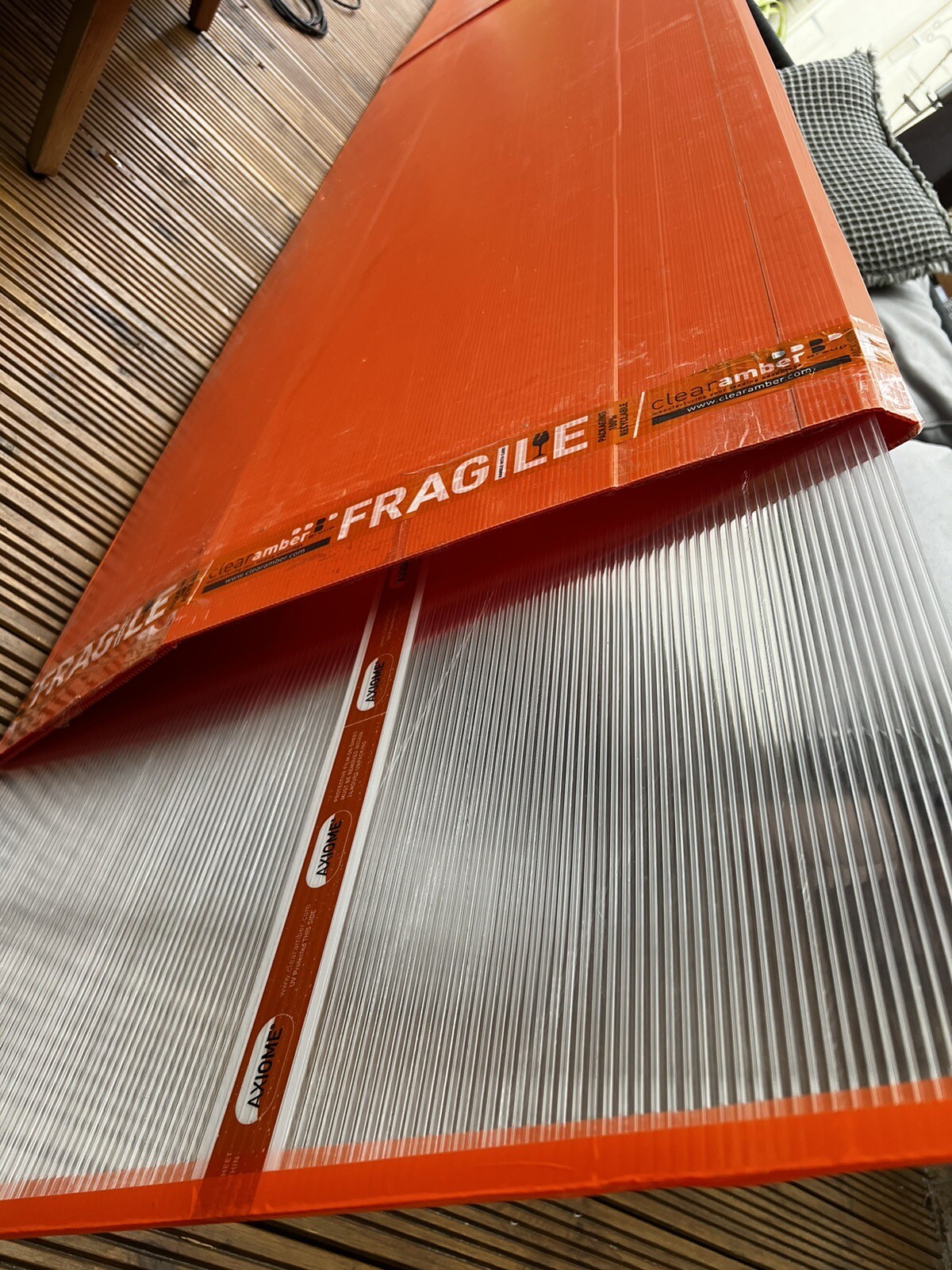 6mm Polycarbonate Sheets Clear , Ideal Greenhouse, pergola, Roofing eBay