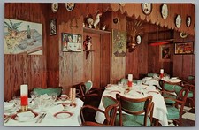 Washington DC La Bistro Restaurant Parisien c1963 Interior View Defunct 1971
