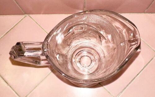 1870's EAPG Pressed Glass Creamer Red Bird Cardinal Ohio Flint Glass Co. Clear - Picture 3 of 5